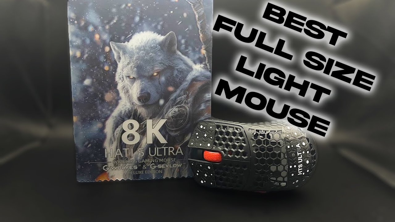 gwolves HTS ULTRA 8K （Hati S Ultra） G-Wolves HTS Ultra 8K Wireless Gaming Mouse,PAW3950,~32.5g, ~29.5g