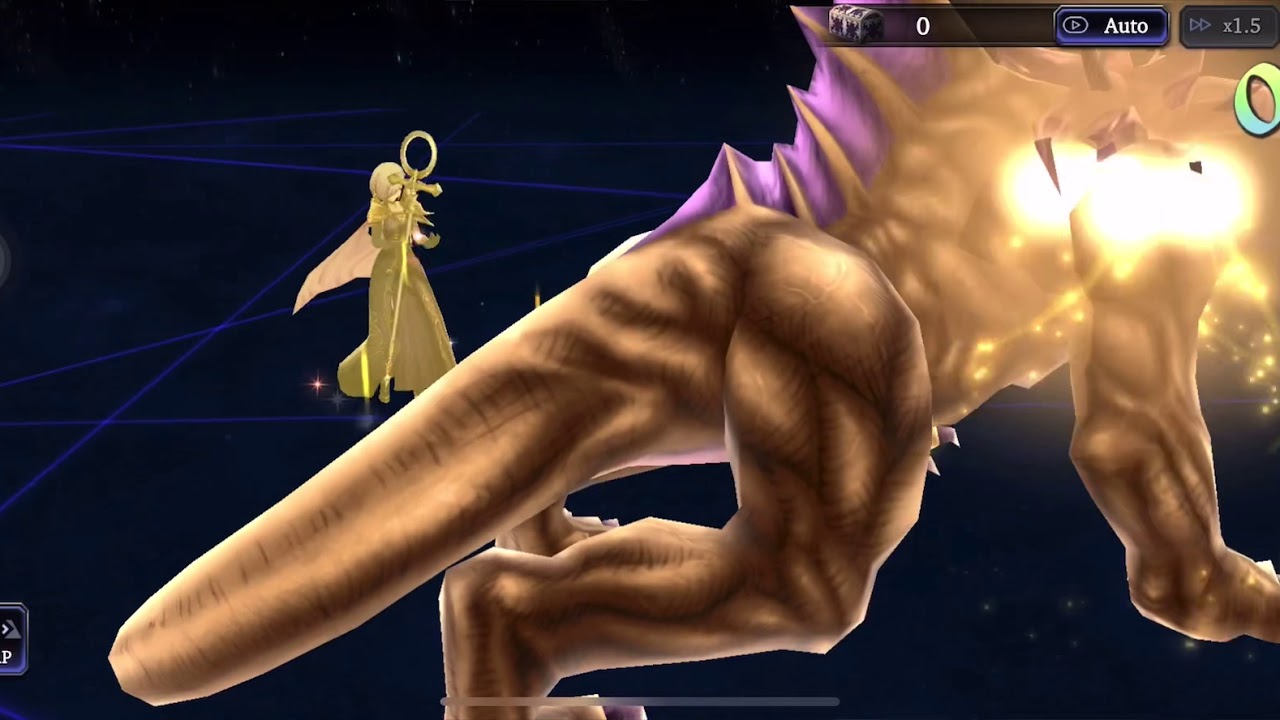 WOTV FFBE: King Behemoth Raid Level 94 (Mag Comp: Holy Chain)