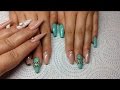 Mint And Nude Infill Acrylic Nail \\ Born Pretty Store Review