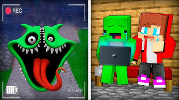 JJ and Mikey HIDE From HUNGRY WORM PHASE 3.EXE FROM HUNGRY WORM Minecraft Maizen