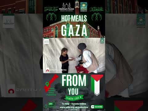 WFIA Gaza Hot Food Distribution 02 #shorts #gaza #palestine #hotfood