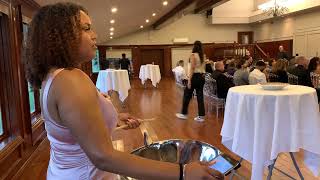 Trenyce playing for a wedding