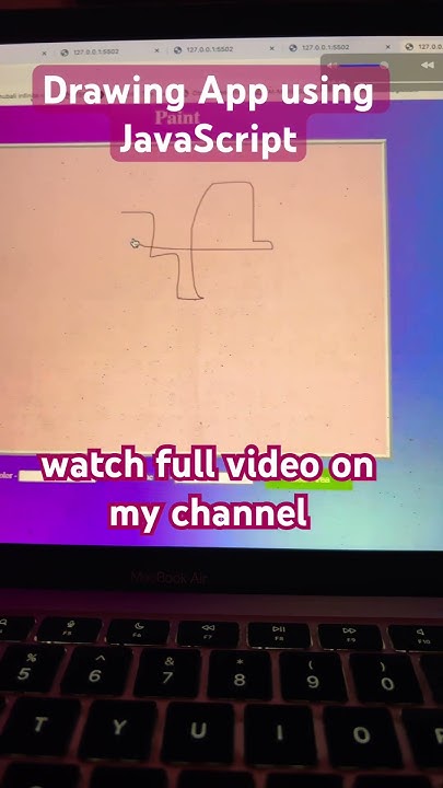 Drawing App using JavaScript,HTML,CSS |canvas #coding #webdesign # ...