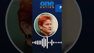 Pauline Hanson reckons Australians should have the right to their own gas.