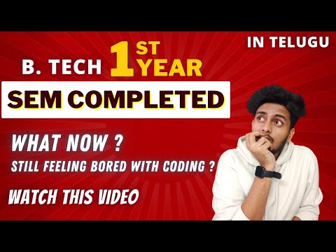 Watch it !!! If you are in First Year of B Tech and Not getting Ideas to Solve Programming