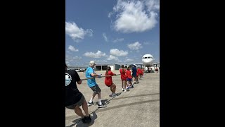 The Special Olympics plane pull challenge raises money for numerous programs