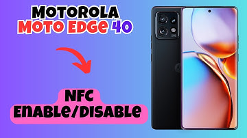 Motorola Moto Edge 40 NFC Enable/Disable || How to turn on and off NFC || NFC settings