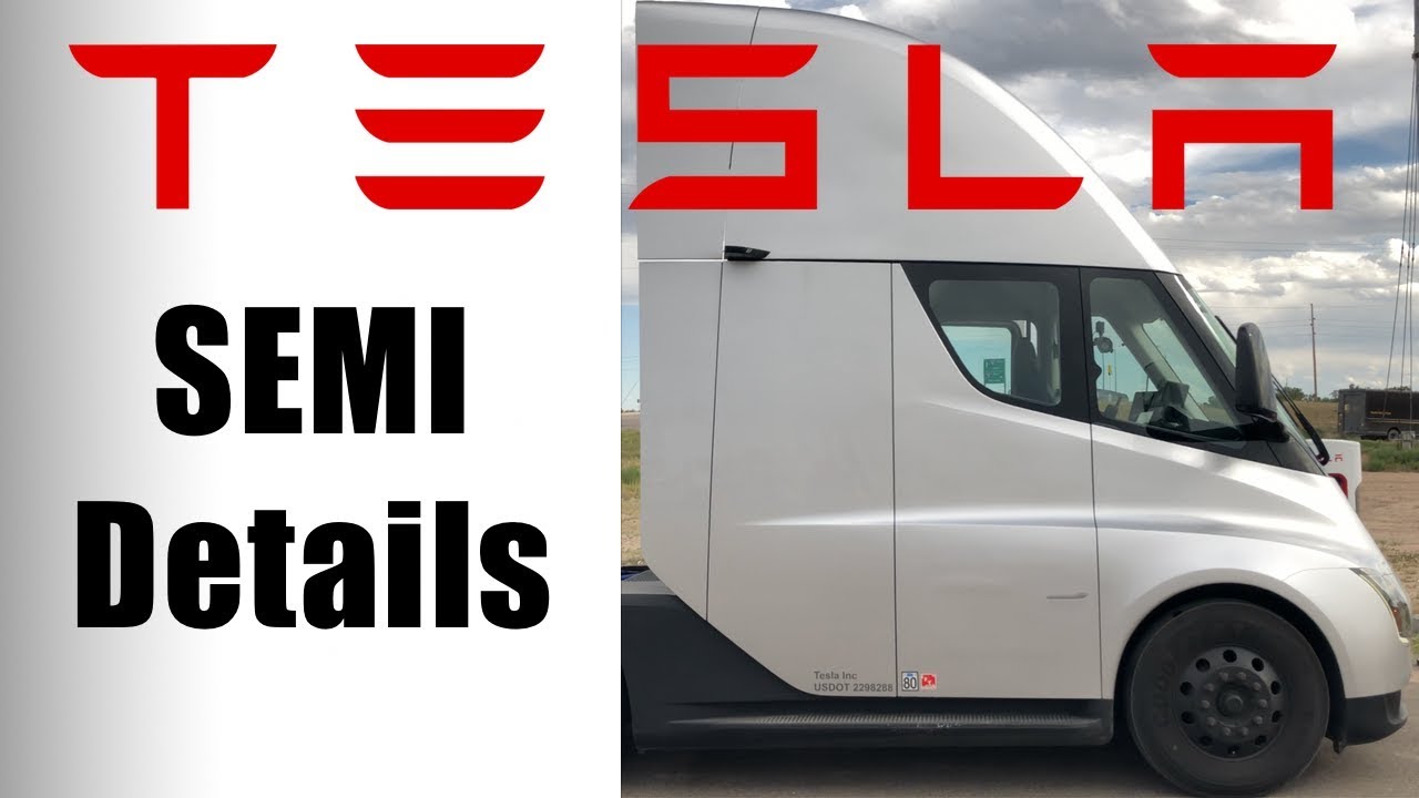 Tesla Semi Video Reveals 26 Cameras And A Sleeper In The