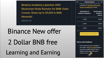 Binance Academy Course || AWS Blockchain ||Binance academy course quiz full answers