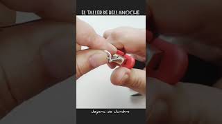 TUTORIAL ESLABÓN LAZADA CON ESPIRAL. #jewellery #diy #alambrismo #jewelry #bisutería  #handmade