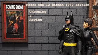Unboxing Mezco ONE:12 Batman - 1989 Edition Review and Cape Customise (Tim Burton's Bat Keaton)