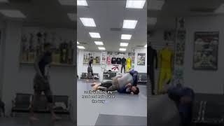 Female Jiu Jitsu Grappler Sparring with Aggressive Man | Preparing for BJJ Competition #shorts