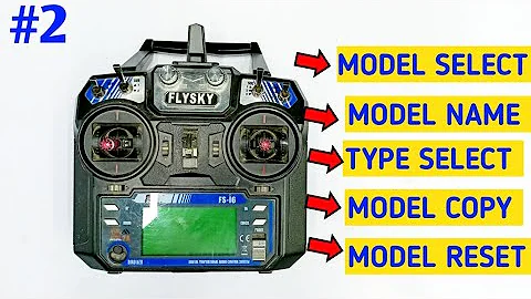 FLYSKY I6 SERIES #2 | IN HINDI | How to do a flysky transmitter setup for rc plane , rc drone