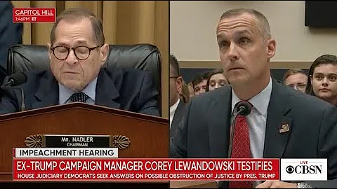 Corey Lewandowski testifies at impeachment hearing before Congress - DayDayNews