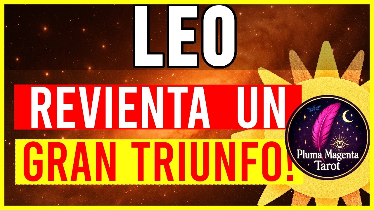 LEO 🌟DEJARÁS A MUCHAS PERSONAS EN SHOCK 🌟  #LEO