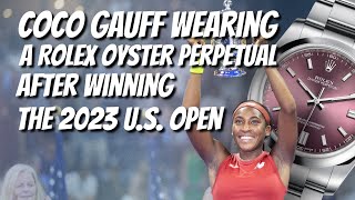 Full COCO GAUFF WEARS ROLEX News