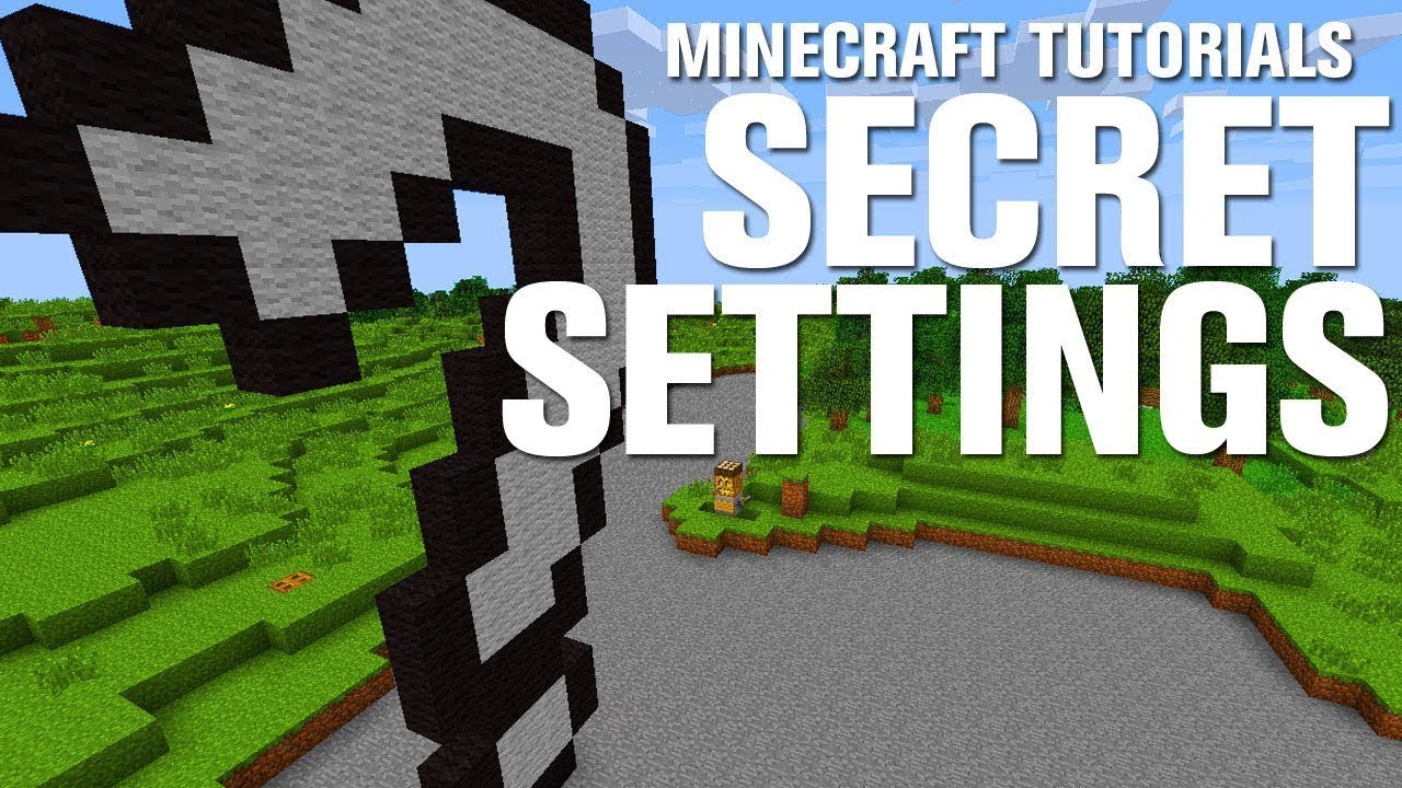 How To Turn Off Super Secret Settings Minecraft