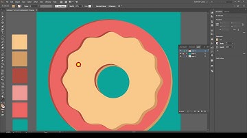 DESIGNING PROCESS OF A VECTOR DONUT IN ADOBE ILLUSTRATOR CC