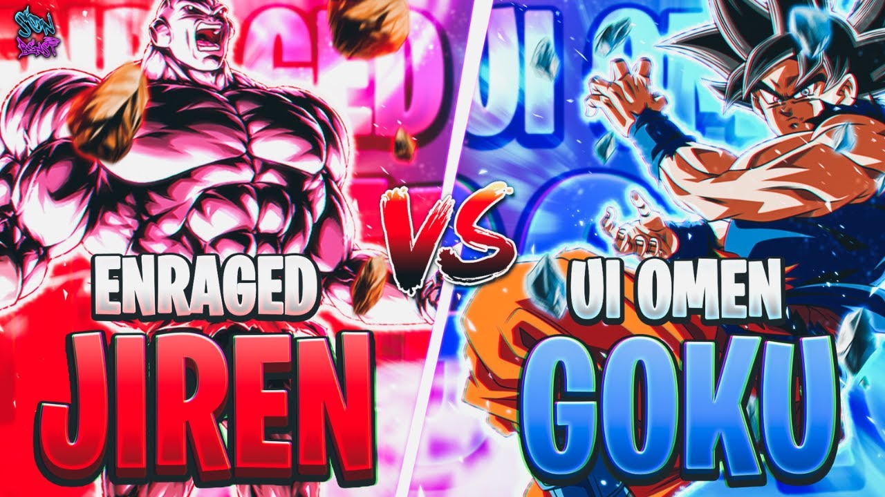Enrage Jiren VS UI Omen Goku #dblegends