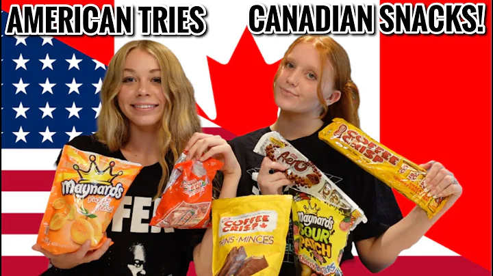My American Best friend Tries Canadian Snacks *I'm offended*
