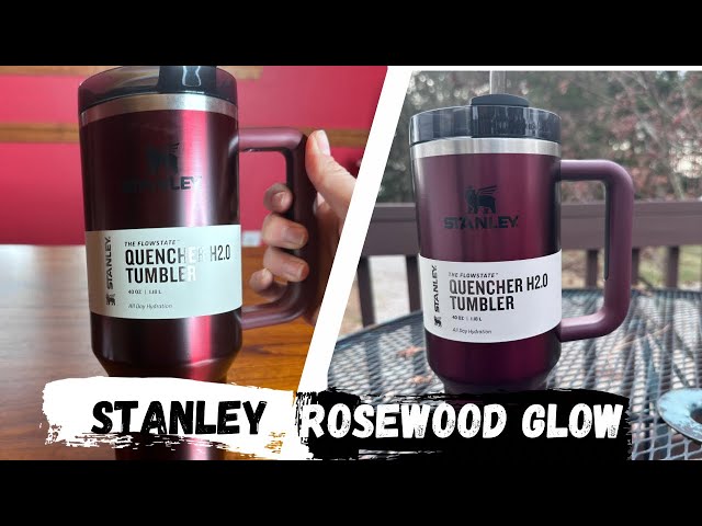 Stanley Quencher H2.0 FlowState 40 oz Tumbler - Rosewood Glow