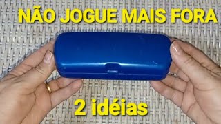 2 idéias ótimas com reciclagem  de caixa de Óculos