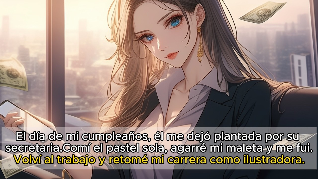 En mi cumpleaños desapareció por su secretaria; comí sola el pastel y volví a ser ilustradora.