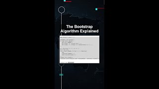 The Bootstrap Algorithm Explained #ai #artificialintelligence #machinelearning #aiagent Bootstrap