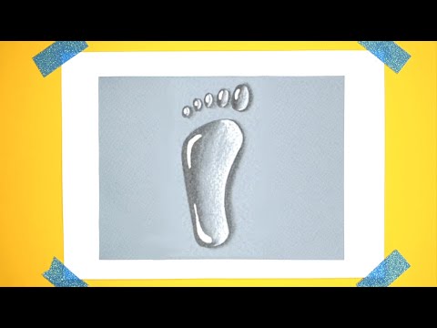 How To Draw Easy 3d Water Drops Pencil Drawing Realistic Water Drops Footprint Shorts Myhobbyclass Com Learn Drawing Painting And Have Fun With Art And Craft