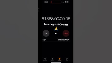 I will reset at 1000 likes #shorts #shortsfeed #stopwatch #trend