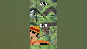 One Piece Luffy Singing Dub Vs Sub 