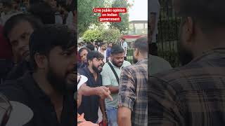 live news debate BJP Vs Congress in Cannaught Place Delhi, #news #shorts #viral