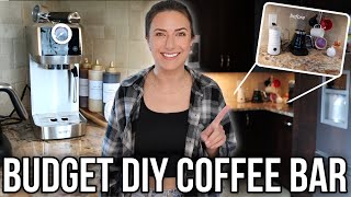 Setting Up The ULTIMATE Coffee Bar at Home | diy budget coffee station