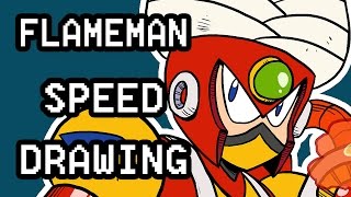 Speed Drawing - Flameman