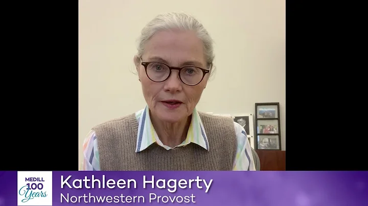 Northwestern Provost Kathleen Hagerty Congratulate...