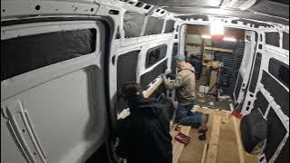 Van Build | Furring Strips w/ Window Frames, On My 2025 Ram Pro Master Camper Van Conversion..