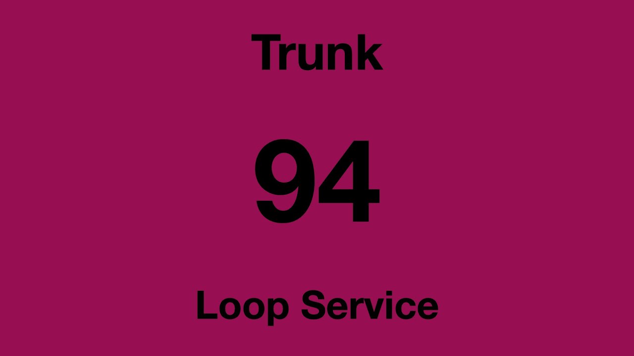 [SBS Transit] Trunk Bus Service 94 Hyperlapse