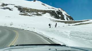 Driving Over the Beartooth Pass, May 30, 2021