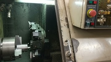 Setting work offset on Miyano, Fanuc 18-T
