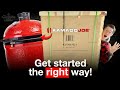 Kamado joe unboxing assembly  first fire instructions 2024 update