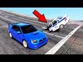 Неудачное приземление! Полицейская погоня за Subaru Impreza WRX STi в GTA 5 Online