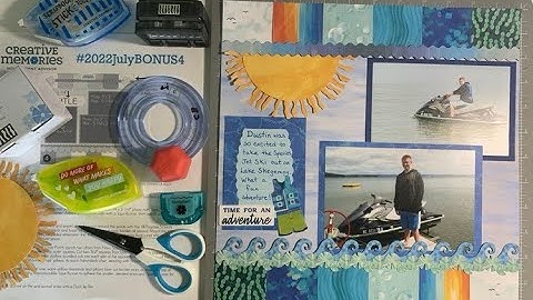 CCC Tip Sun Rays with Creative Memories Zebra Stripes Border Maker Cartridge by Cheryl Bliss