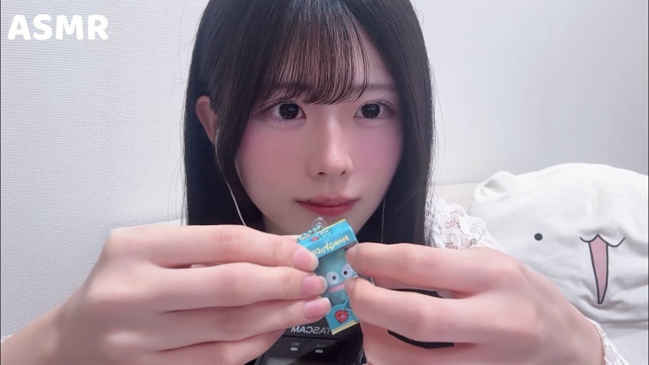 [ASMR]1人暮らし寂しいので喋りながらサンリオランダム開封🎀(雑談/咀嚼音)[sanrio]