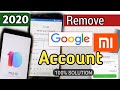 Remove Google Account Permanent | MIUI 10 Remove Mi Account | MIUI 10 Google Account Bypass