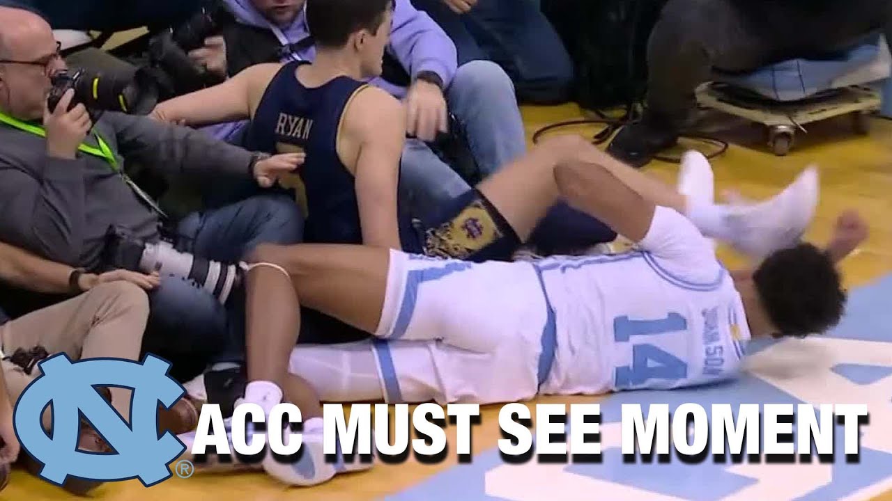 UNC's Puff Johnson Finishes With Force | ACC Must See Moment
