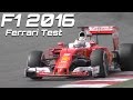 Formula 1 2016 Ferrari Sound - Best of F1 test Vettel vs Kimi