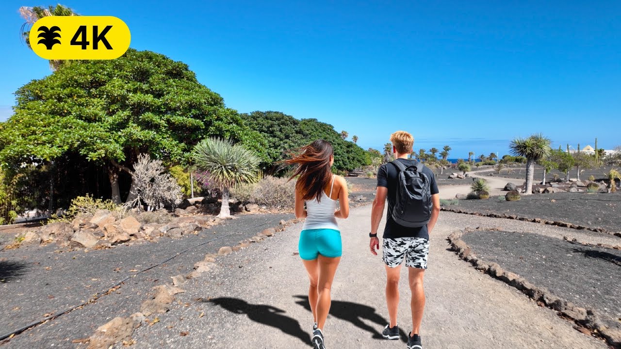 Costa Teguise - Lanzarote Walking Tour 4K