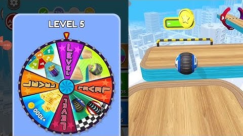 Going Balls Spin the wheel Level 5 - 17 ( Android & IOS Gameplays )