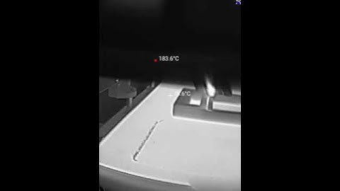 First "Light" Watching My Qidi Plus 4 Print In Thermal IR