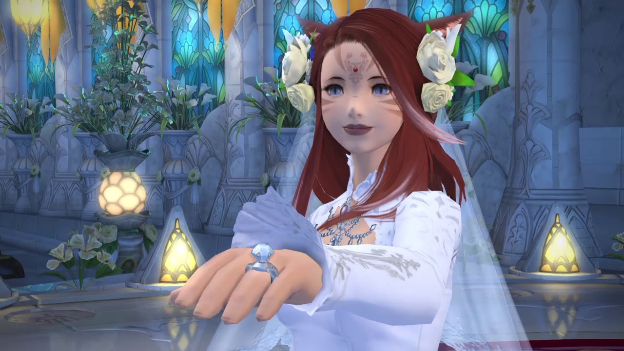 FINAL FANTASY XIV Wedding Part 1 - YouTube
